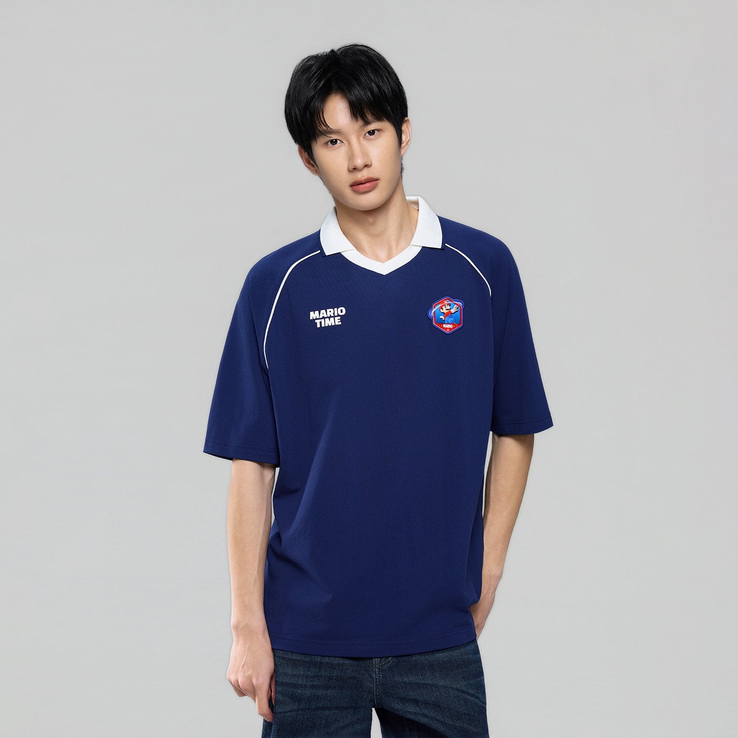 Men's Super Mario Relax Fit Bold Polo - Image 1