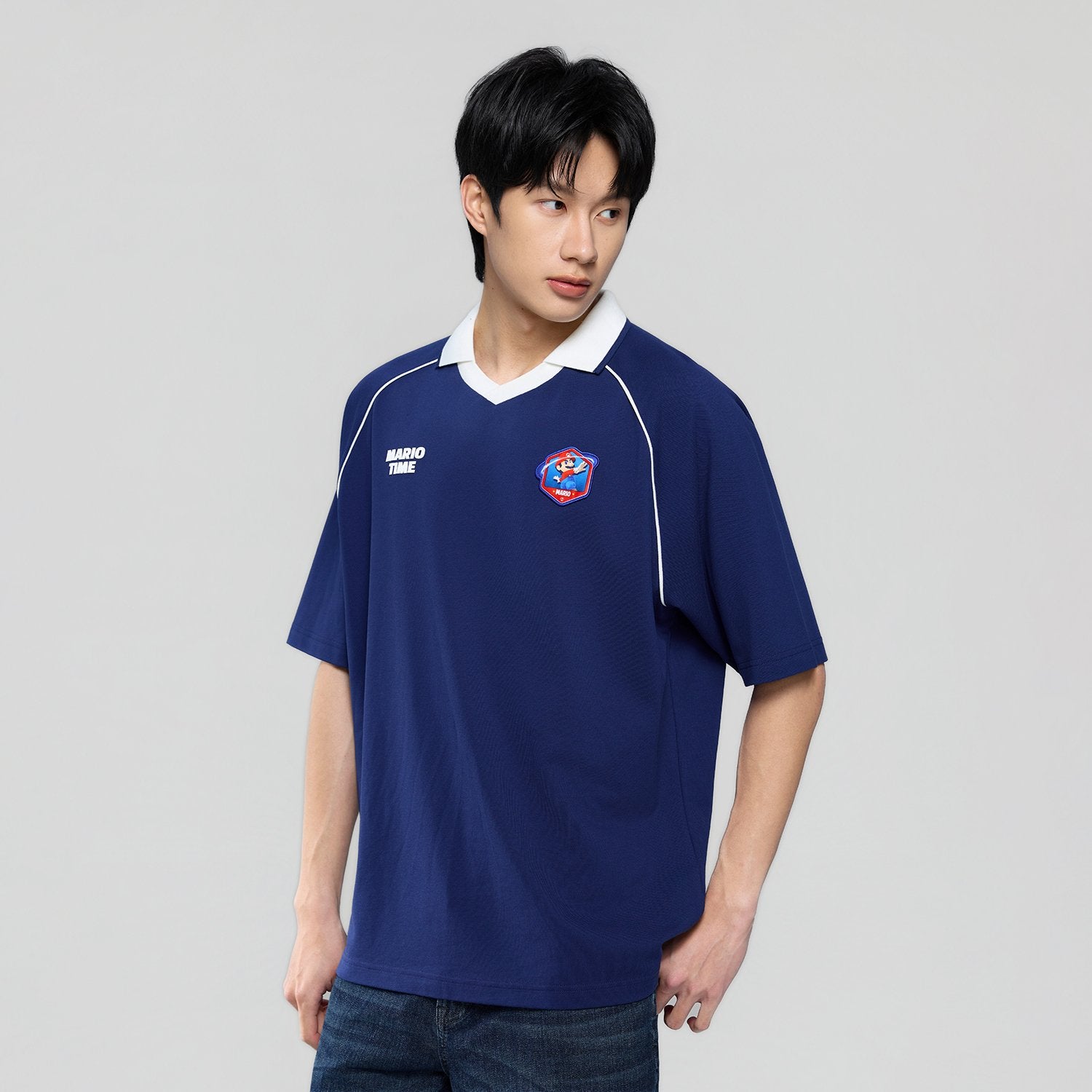 Men's Super Mario Relax Fit Bold Polo - Image 3