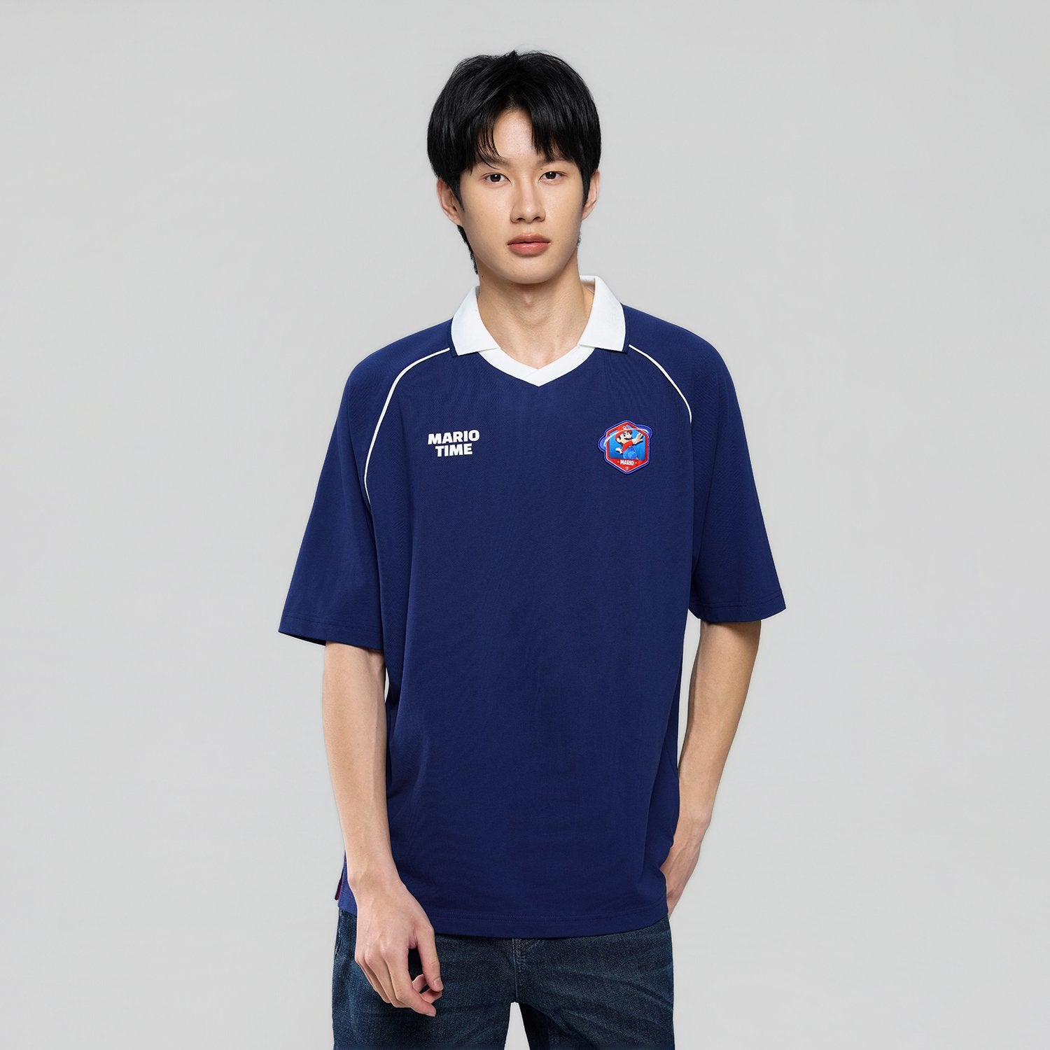 Men's Super Mario Relax Fit Bold Polo - Image 4