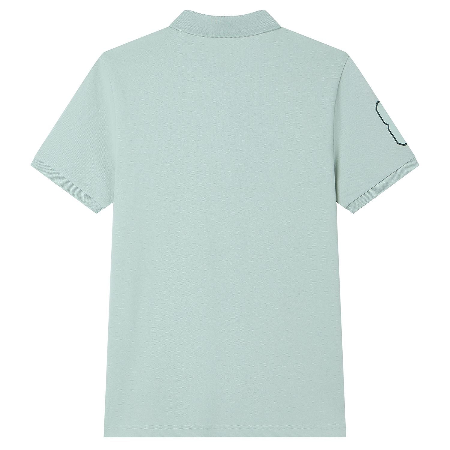Men's Slim Fit Napoleon Embroidery Lycra Pique Polo - Image 2