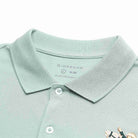 Men's Slim Fit Napoleon Embroidery Lycra Pique Polo - Image 3