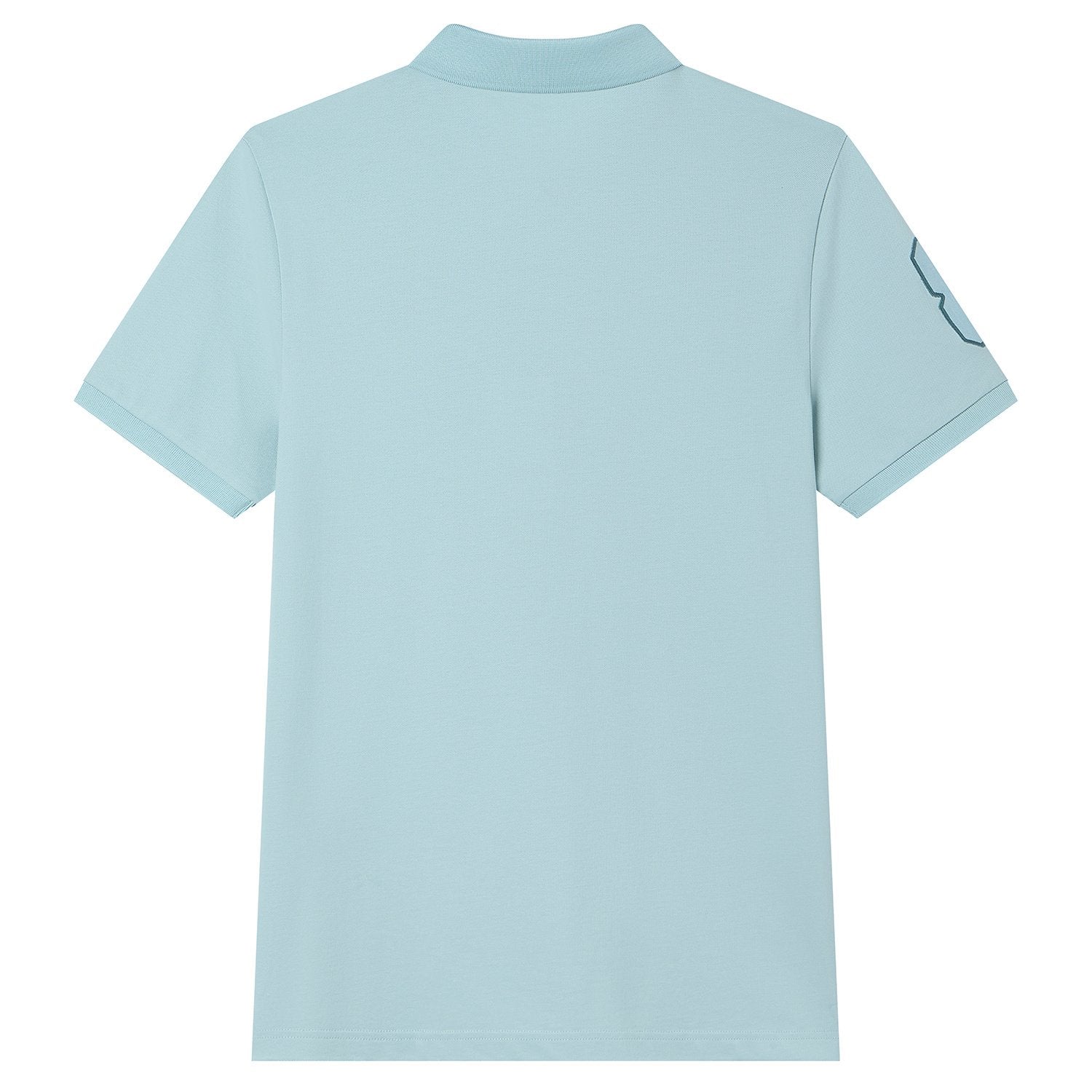 Men's Slim Fit Napoleon Embroidery Lycra Pique Polo - Image 2