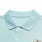 Men's Slim Fit Napoleon Embroidery Lycra Pique Polo - Image 3