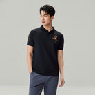 Men's Slim Fit Napoleon Embroidery Lycra Pique Polo - Image 2
