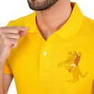 Men's Slim Pique Napoleon Embroidery Polo - Image 3