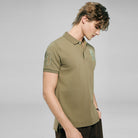 Men's Slim Fit 3D Lion Embroidery Lycra Pique Polo - Image 5