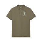 Men's Slim Fit 3D Lion Embroidery Lycra Pique Polo - Image 6