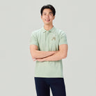 Men's Slim Fit 3D Lion Embroidery Lycra Pique Polo - Image 4