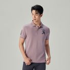 Men's Slim Fit 3D Lion Embroidery Lycra Pique Polo - Image 3