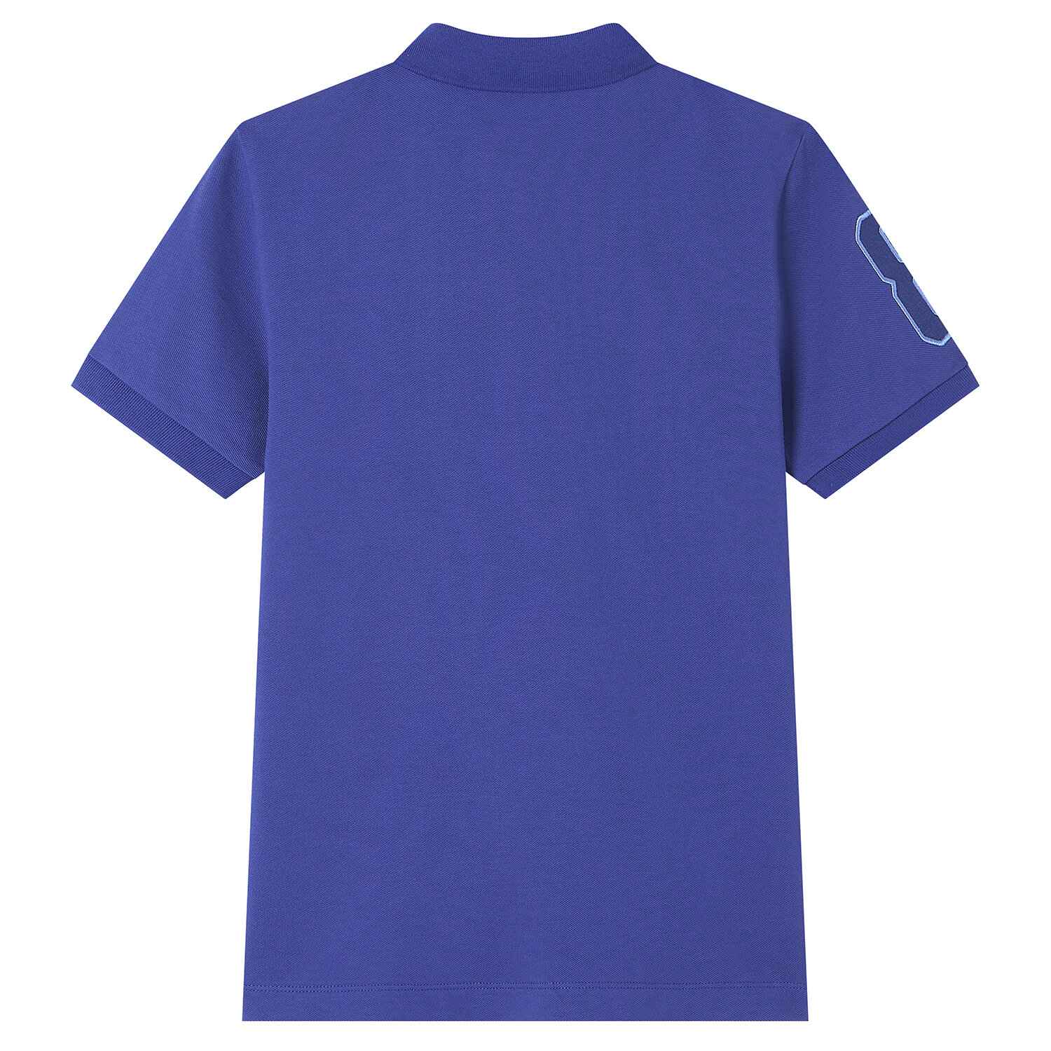 Men's Slim Fit 3D Lion Embroidery Lycra Pique Polo - Image 7