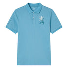Men's Slim Fit 3D Lion Embroidery Lycra Pique Polo - Image 6