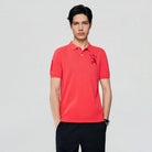 Men's Slim Fit 3D Lion Embroidery Lycra Pique Polo - Image 3