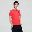 Men's Slim Fit 3D Lion Embroidery Lycra Pique Polo - Image 5