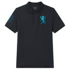Men's Slim Fit 3D Lion Embroidery Lycra Pique Polo - Image 6