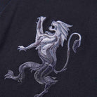 Men's Slim Fit 3D Lion Embroidery Lycra Pique Polo - Image 3