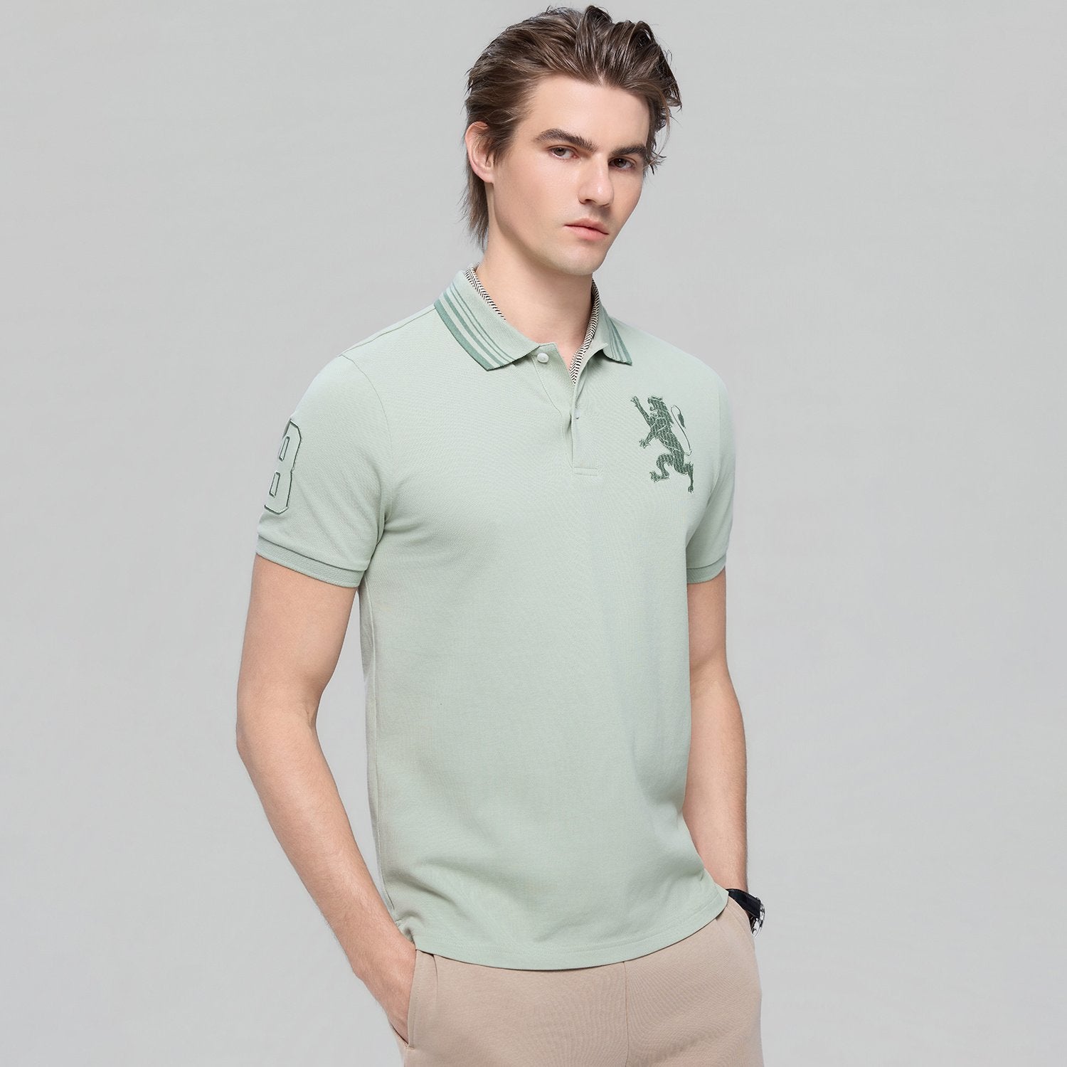 Men's Lion Polo - Image 1