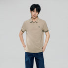 Men's Slim Fit  Embroidery Solid Polo - Image 2