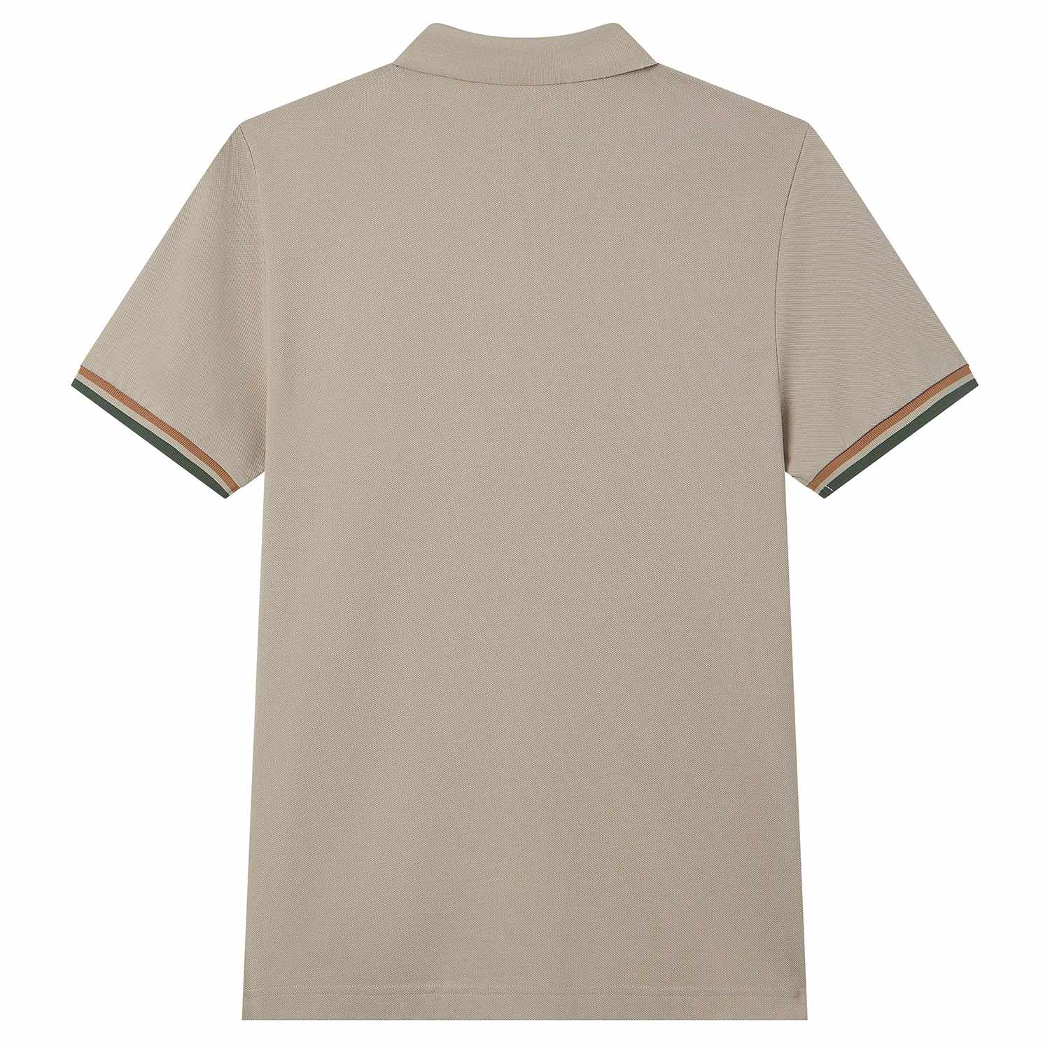 Men's Slim Fit  Embroidery Solid Polo - Image 7