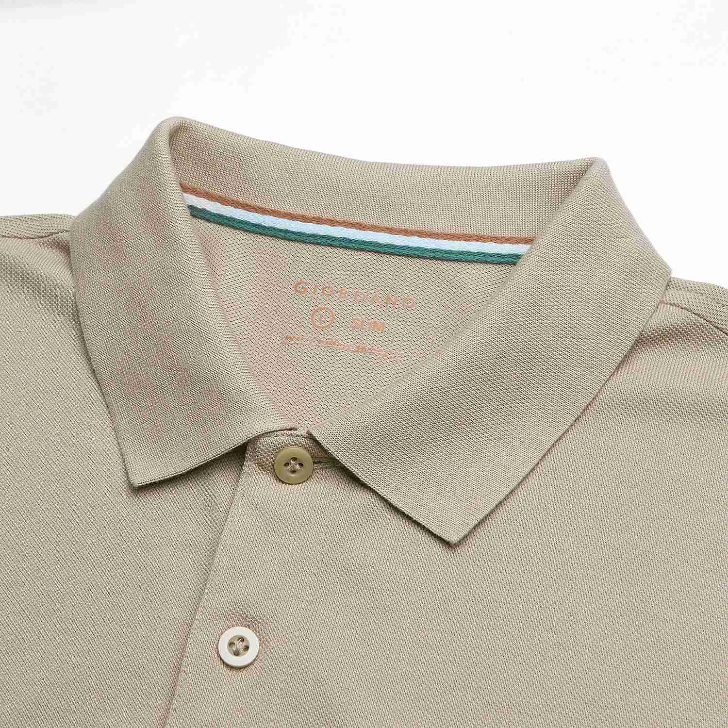 Men's Slim Fit  Embroidery Solid Polo - Image 8