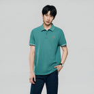 Men's Slim Fit  Embroidery Solid Polo - Image 3