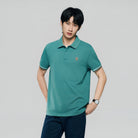 Men's Slim Fit  Embroidery Solid Polo - Image 4