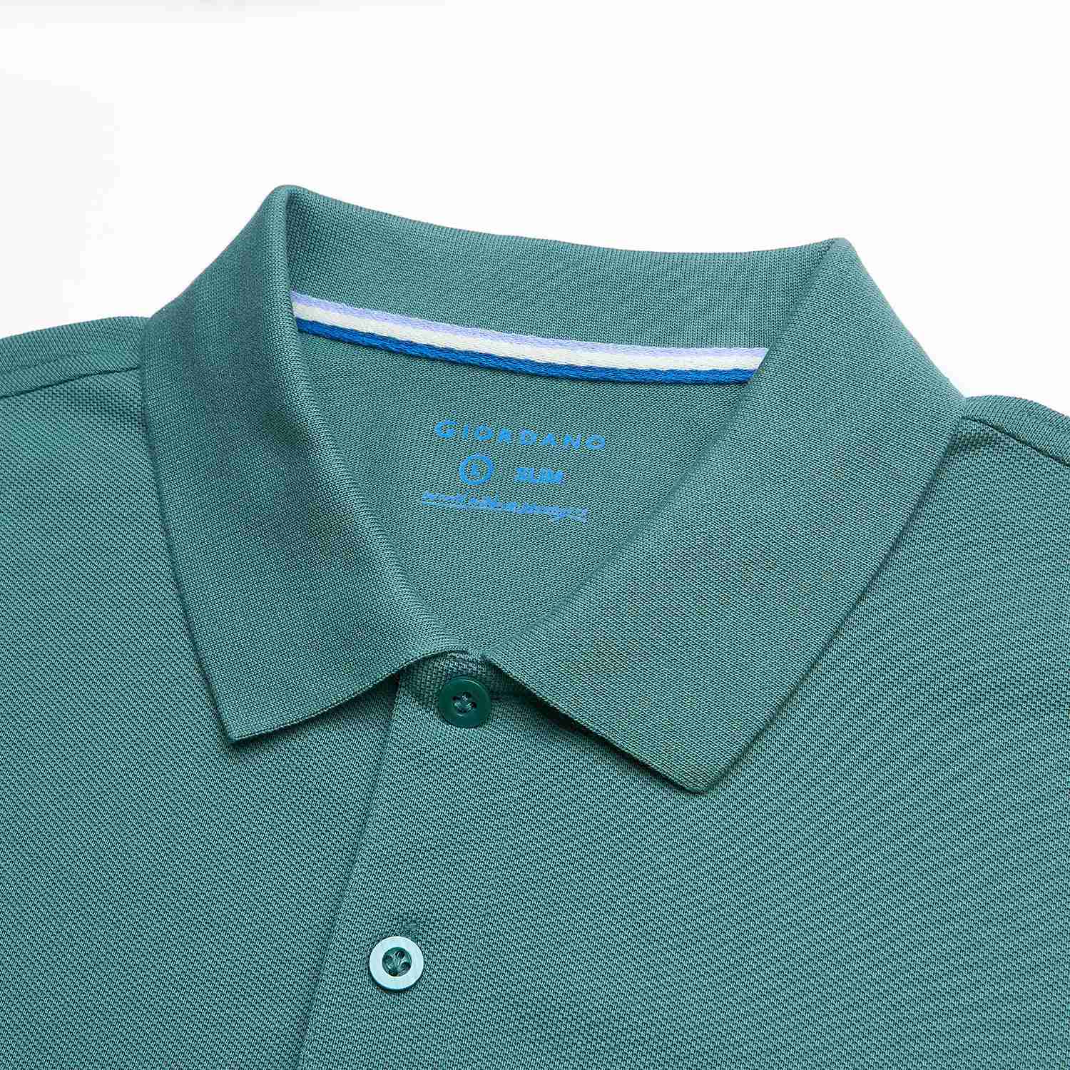 Men's Slim Fit  Embroidery Solid Polo - Image 8