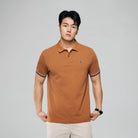 Men's Slim Fit  Embroidery Solid Polo - Image 3