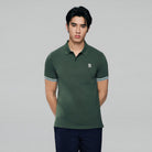 Men's Slim Fit  Embroidery Solid Polo - Image 2