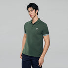 Men's Slim Fit  Embroidery Solid Polo - Image 4