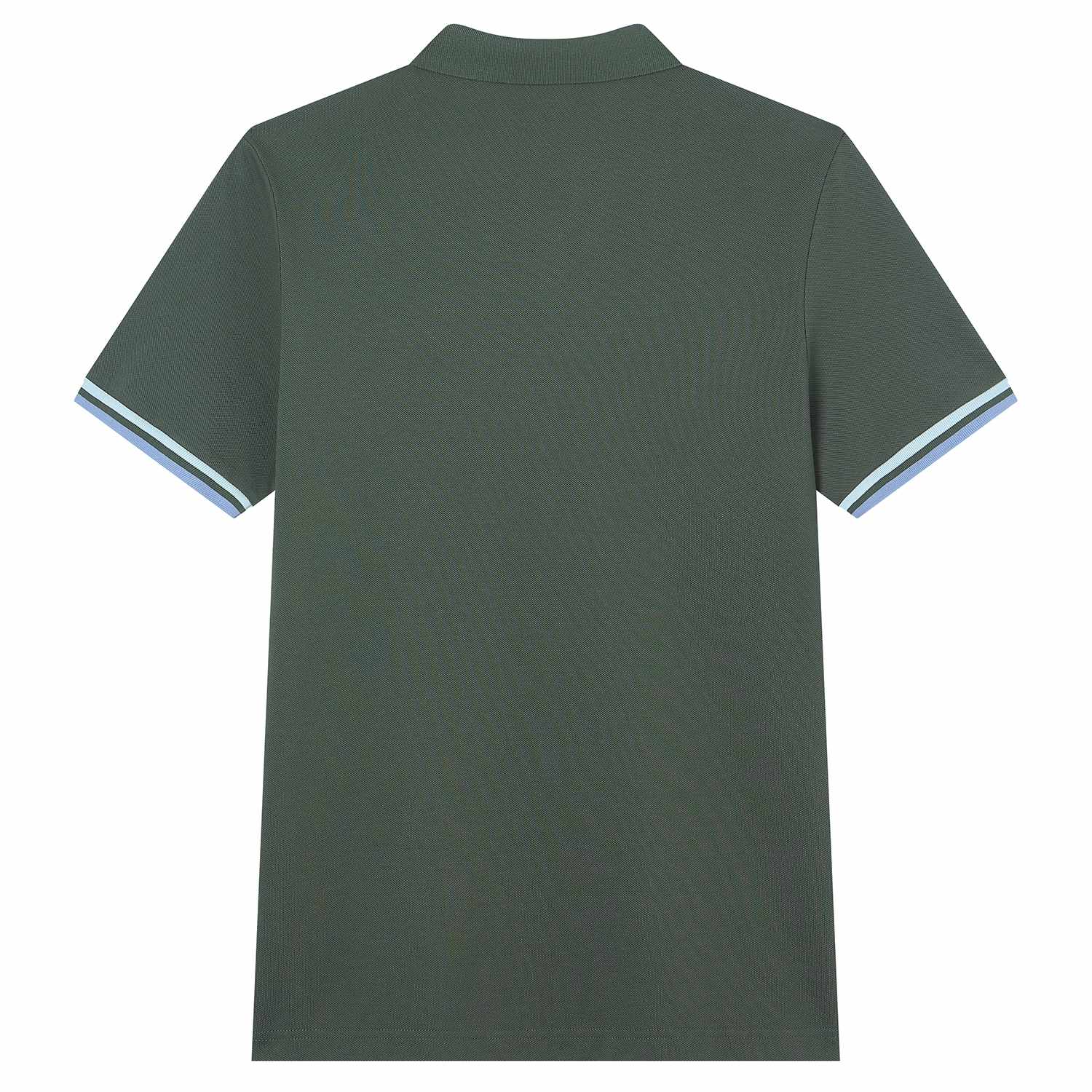 Men's Slim Fit  Embroidery Solid Polo - Image 6