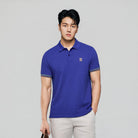 Men's Slim Fit  Embroidery Solid Polo - Image 3