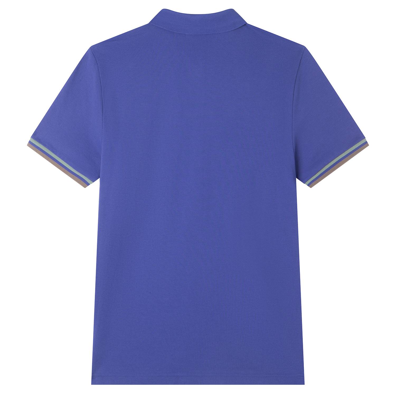 Men's Slim Fit  Embroidery Solid Polo - Image 7
