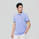Men's Slim Fit  Embroidery Solid Polo - Image 3