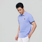 Men's Slim Fit  Embroidery Solid Polo - Image 5