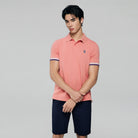 Men's Slim Fit  Embroidery Solid Polo - Image 2
