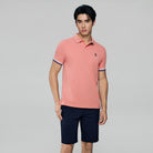 Men's Slim Fit  Embroidery Solid Polo - Image 3