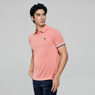 Men's Slim Fit  Embroidery Solid Polo - Image 4