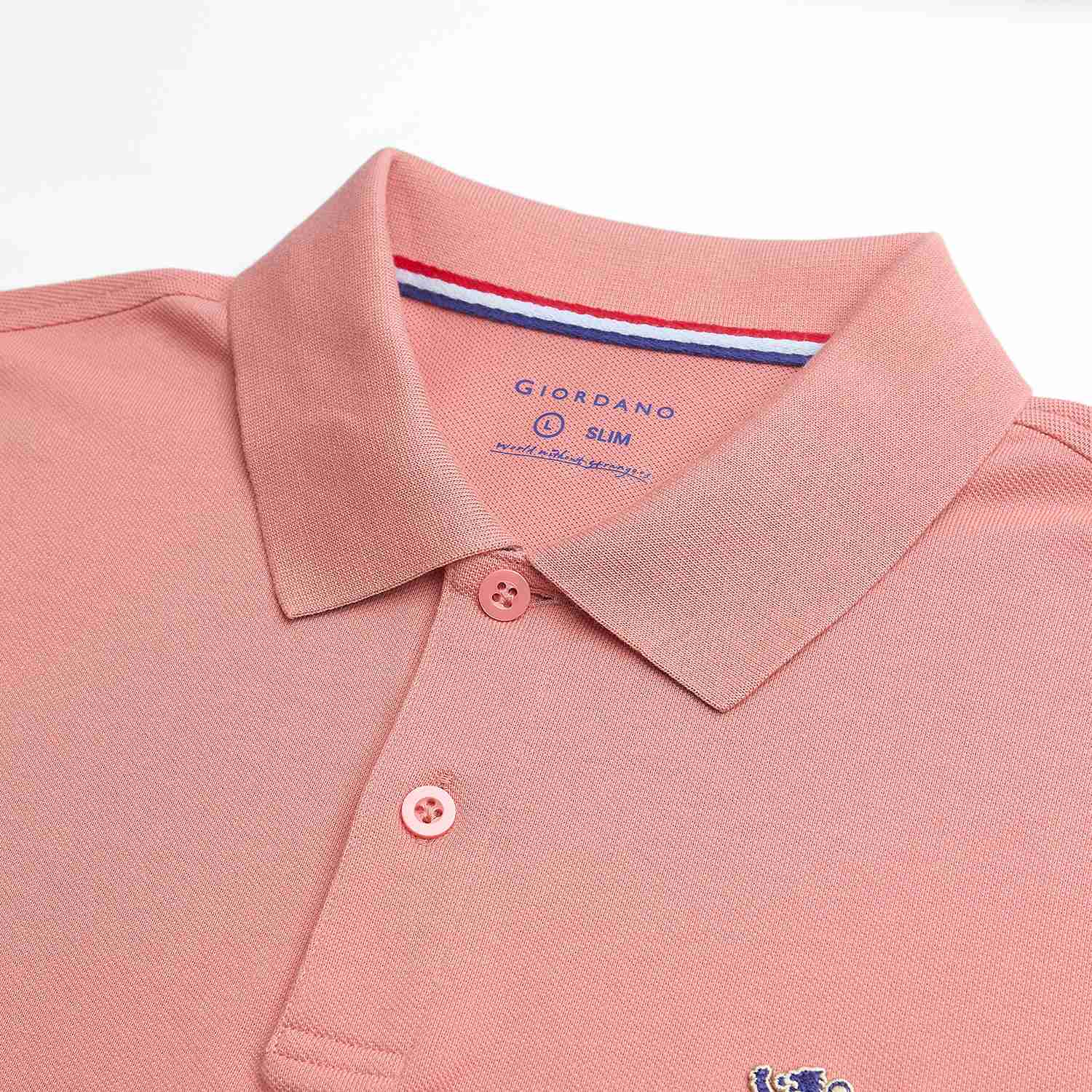 Men's Slim Fit  Embroidery Solid Polo - Image 8