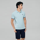 Men's Slim Fit  Embroidery Solid Polo - Image 3