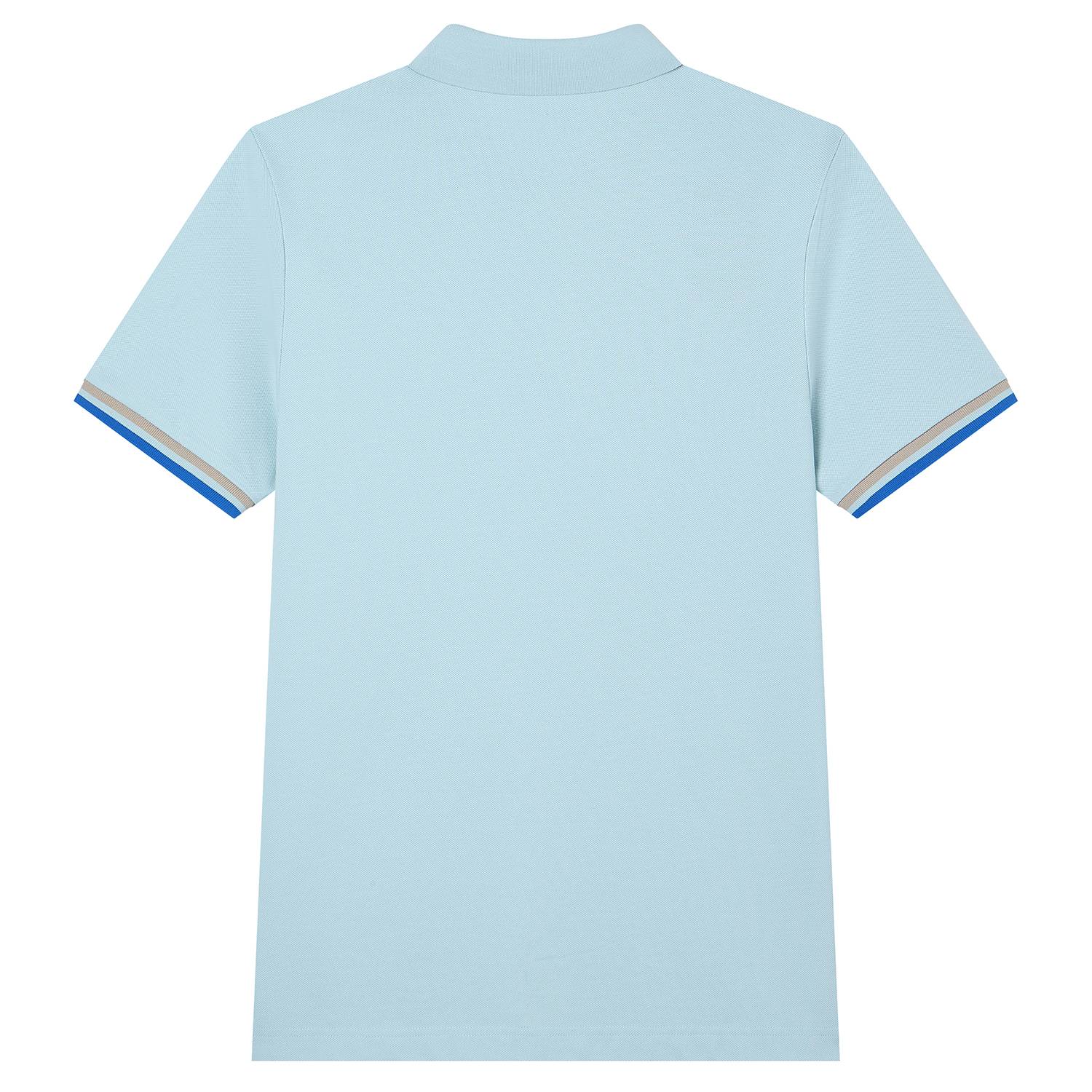 Men's Slim Fit  Embroidery Solid Polo - Image 7