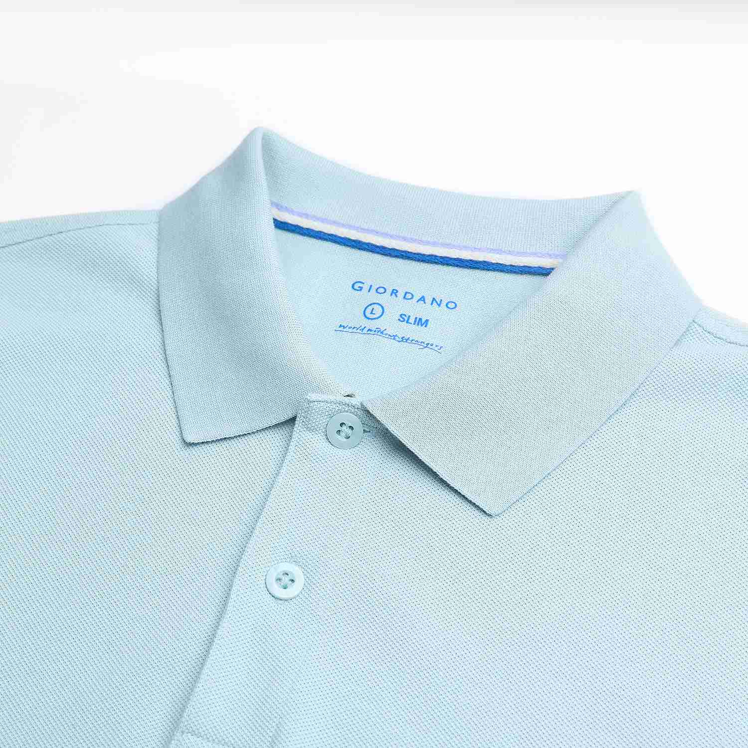 Men's Slim Fit  Embroidery Solid Polo - Image 8