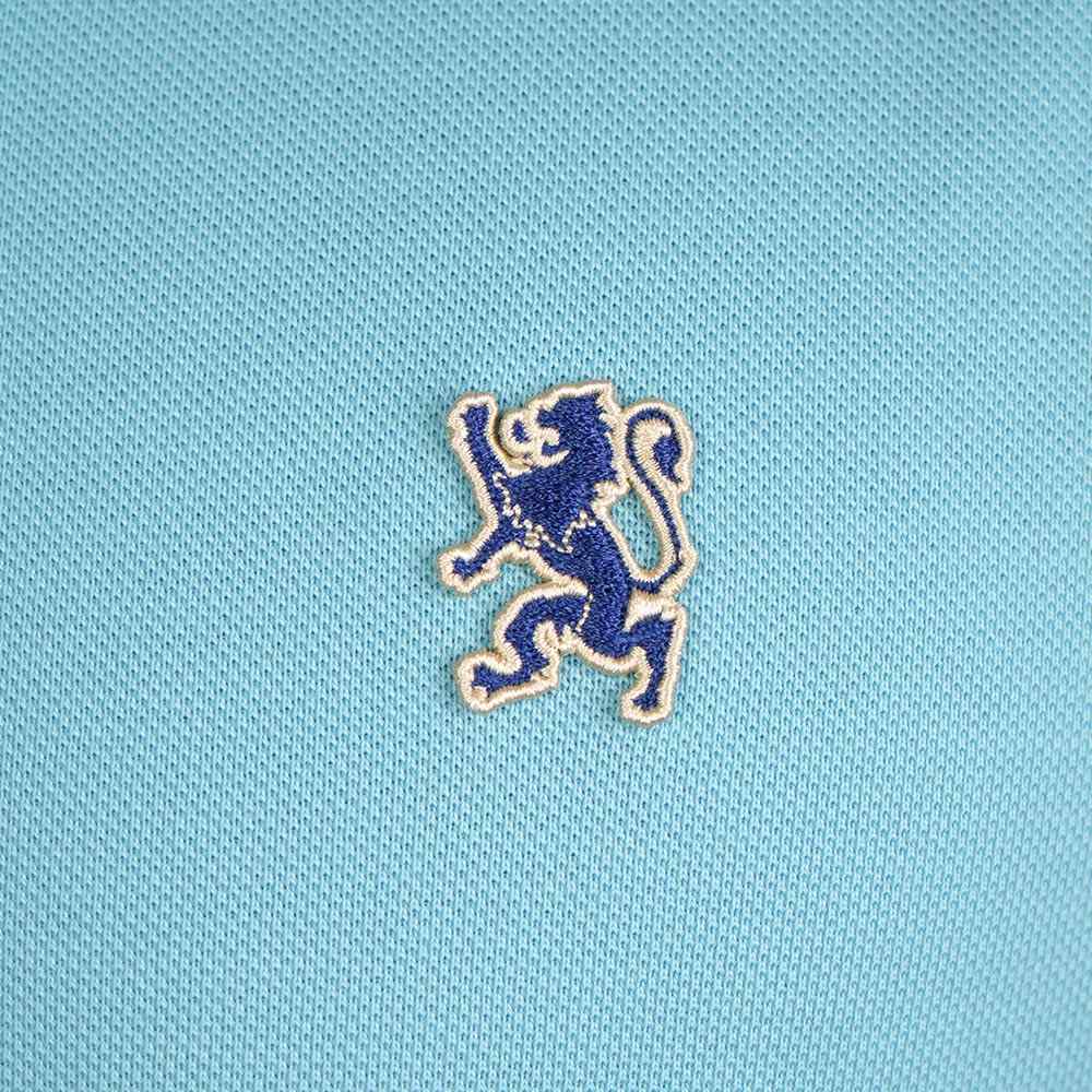 Men's Slim Fit  Embroidery Solid Polo - Image 4