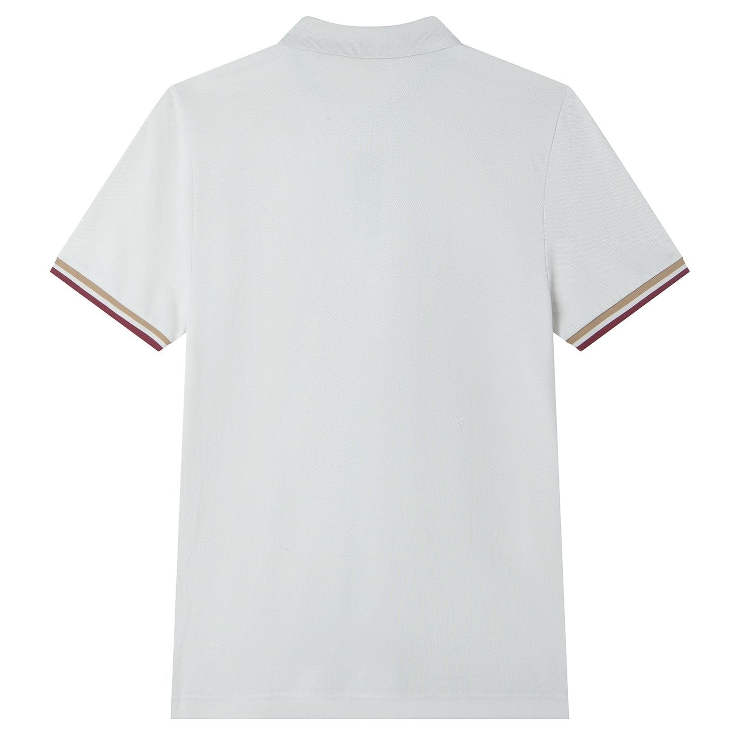 Men's Slim Fit Embroidered Solid Polo - Image 4