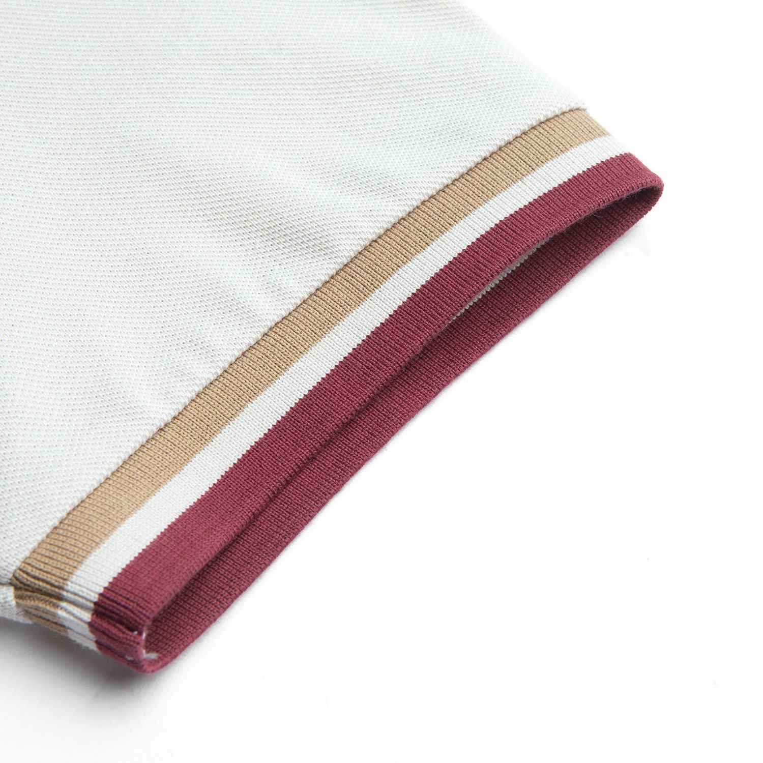 Men's Slim Fit Embroidered Solid Polo - Image 6