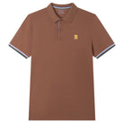 Men's Slim Fit Embroidered Solid Polo - Image 5