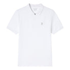 Men's Knit Collar Short Sleeve Slim Fit Zipper Polo - Image 3