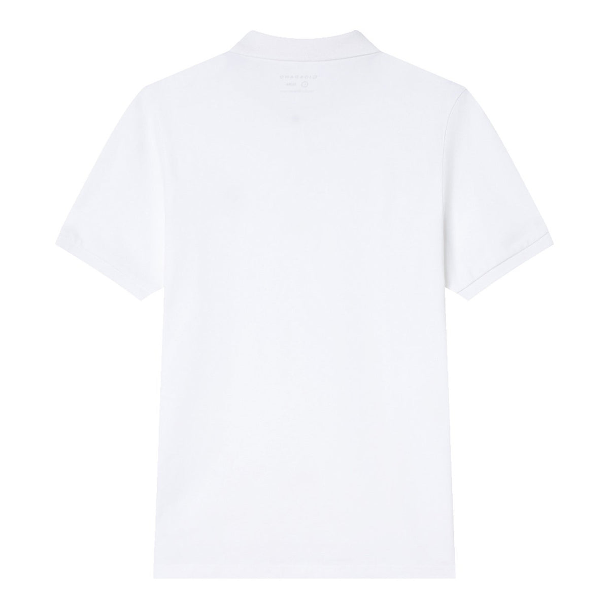 Men's Knit Collar Short Sleeve Slim Fit Zipper Polo - Image 4
