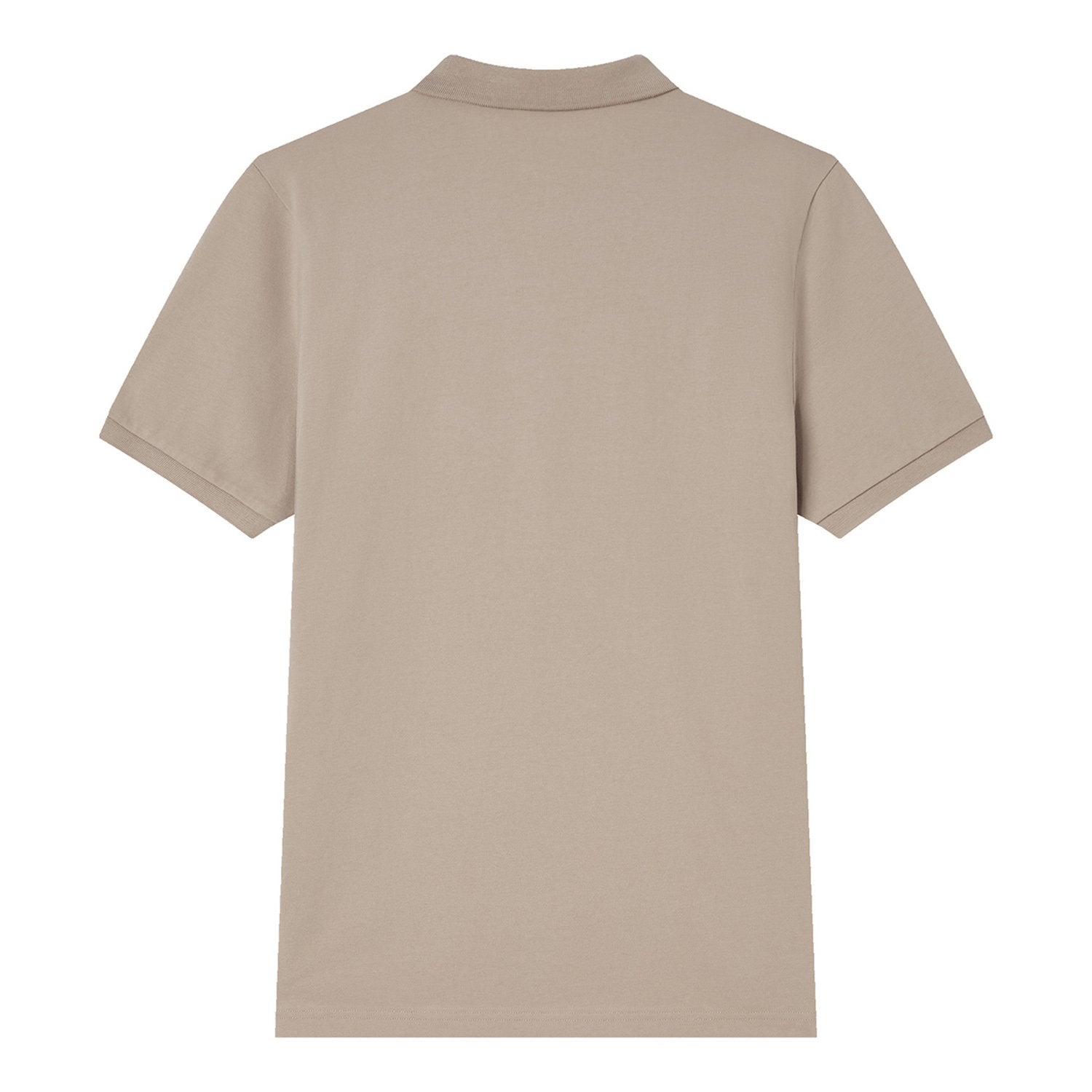 Men's Knit Collar Short Sleeve Slim Fit Zipper Polo - Image 5