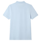 Men's Knit Collar Short Sleeve Slim Fit Zipper Polo - Image 7