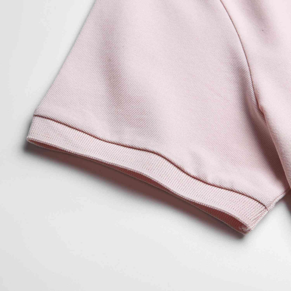 Men's Knit Collar Short Sleeve Slim Fit Zipper Polo - Image 9
